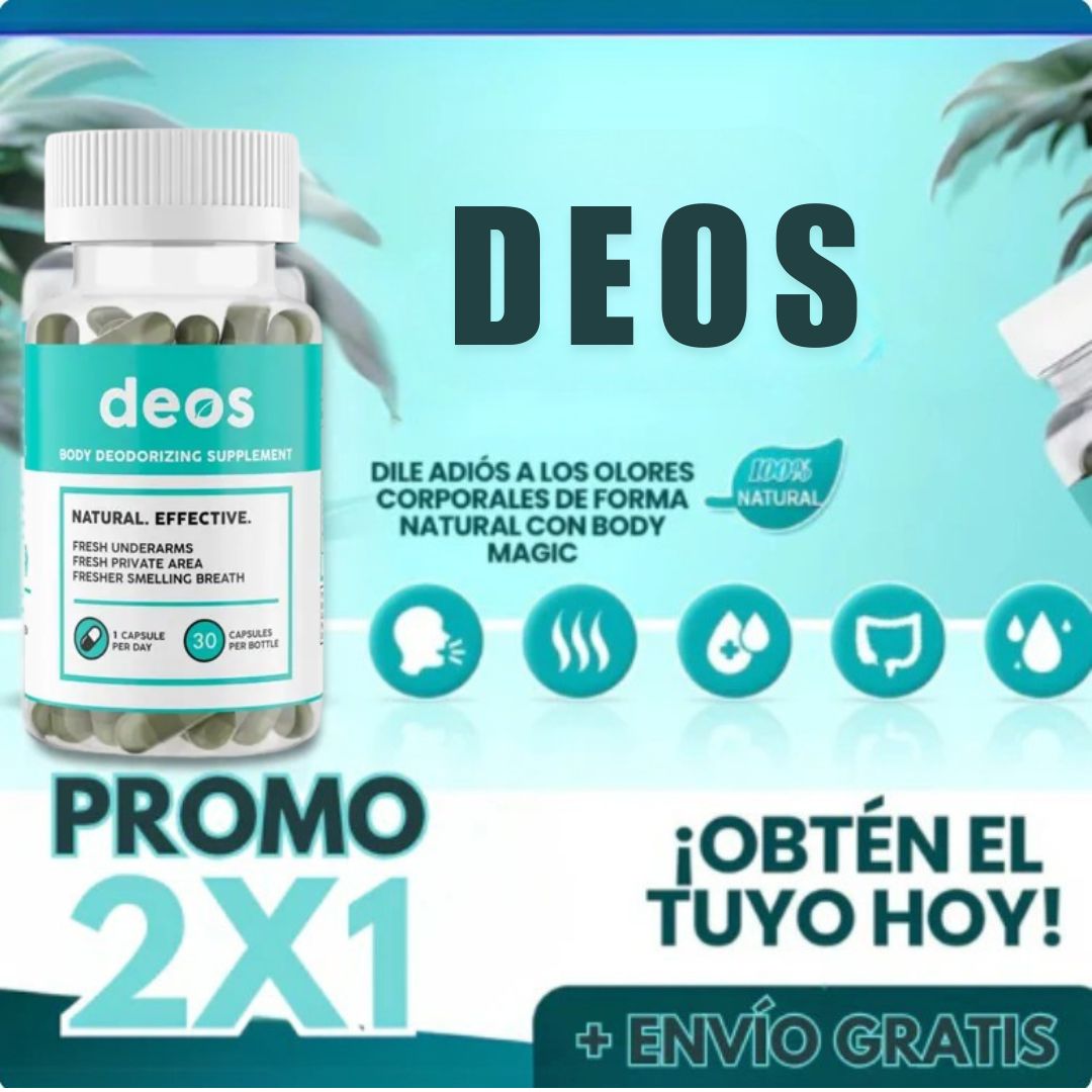 2x1 DEOS™ ELIMINA OLOR CORPORAL DESDE ADENTRO